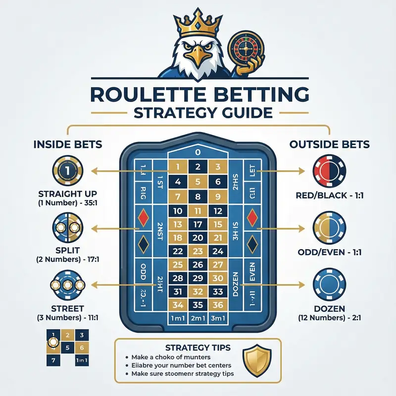 Estrategia de apuestas de ruleta del Águila