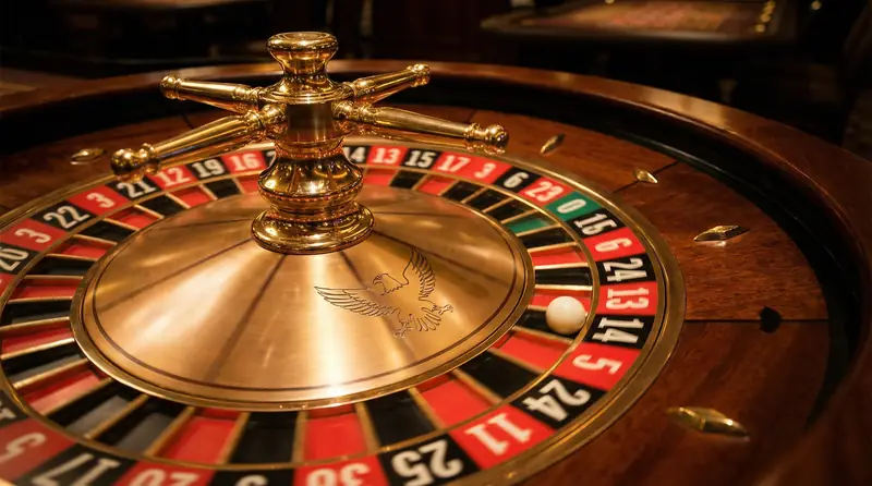 Rueda de ruleta girando en Juegos de Poker México