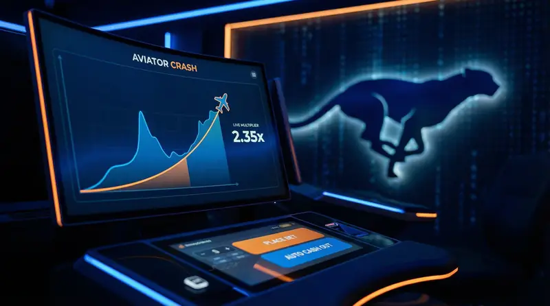 Pantalla de Aviator mostrando gráfico de vuelo